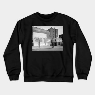 Crosstown Auto Supply, 1920. Vintage Photo Crewneck Sweatshirt